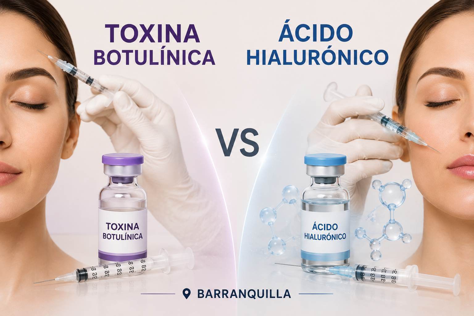 Toxina botulínica o ácido hialurónico, lo que debes saber de cada uno